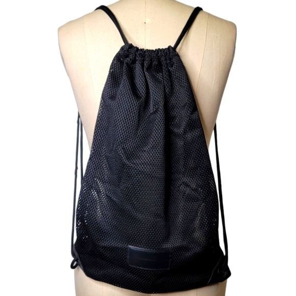 Alexander Wang Handbags - ALEXANDER WANG I H&M Black Netted Mesh Backpack Gym Bag